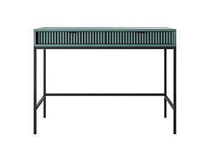 Стіл туалетний Perfect Home Нова / Nova з 2 шухлядами та чорними ніжками T104 Лабрадор (PFH-091505), фото 1