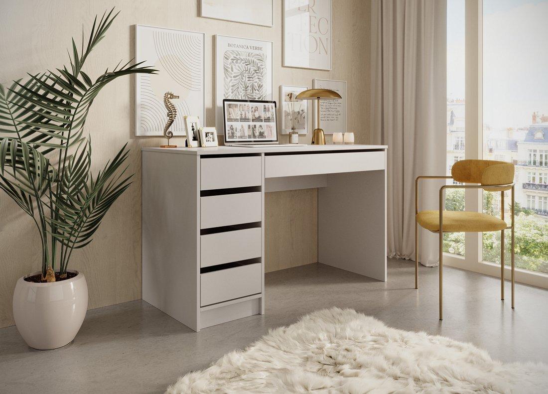 Стіл туалетний письмовий Perfect Home Ада / Ada 5S/120 з 5 шухлядами Кашемір (PFH-091309)