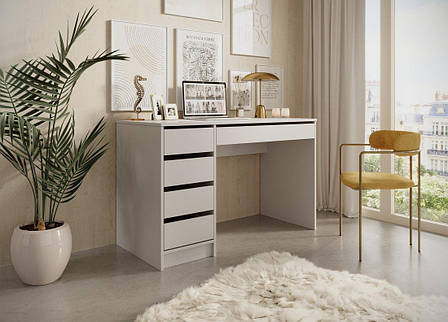 Стіл туалетний письмовий Perfect Home Ада / Ada 5S/120 з 5 шухлядами Кашемір (PFH-091309), фото 1