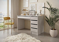 Стіл туалетний письмовий Perfect Home Ада / Ada 5S/120 з 5 шухлядами Кашемір (PFH-091309), фото 2