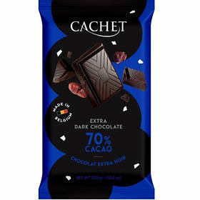 Шоколад чорний Cachet Extra Dark (70% cacao) 21706 - 300 g
