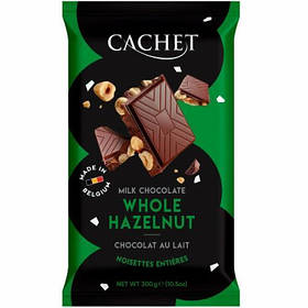 Шоколад молочний Cachet Hazelnut 21702 - 300 g