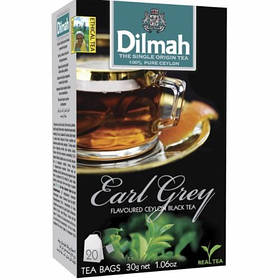 Чай Dilmah Earl Grey (Граф Грей), 20 tea bags - 30 g
