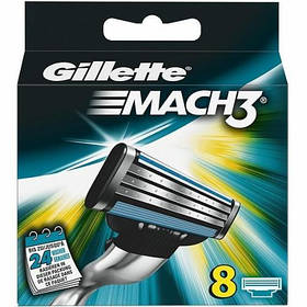 Змінні касети для гоління Gillette Mach 3 леза (8 шт.)