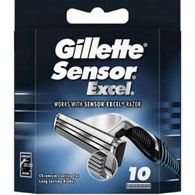 Змінні касети для гоління Gillette Sensor Excel 5 лез (10 шт.)