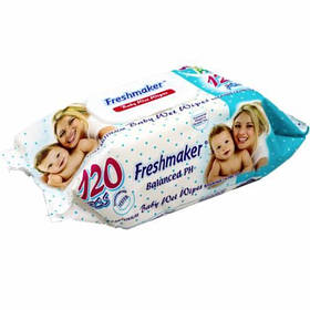 Серветки дитячі вологі Freshmaker Jumbo Pack, 120 шт.