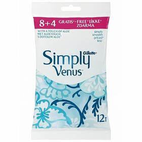 Gillette Venus Одноразові станки для гоління Simply 2 леза (12 шт.)