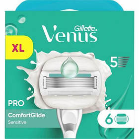 Касети для гоління Gillette Venus Comfortglide Sensitive 5 лез 6 шт
