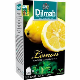 Чай Dilmah Lemon (Лимон), 20 tea bags - 30 g