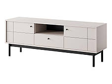 Тумба під ТВ Perfect Home Джапанді / Japandi RTV154 2-дверна з 1 шухядою Кашемір (PFH-091468), фото 5