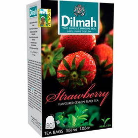 Чай Dilmah Strawberry (Полуниця), 20 tea bags - 30 g