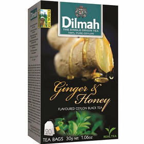 Чай Dilmah Ginger & Honey (Імбир та Мед), 20 tea bags - 30 g