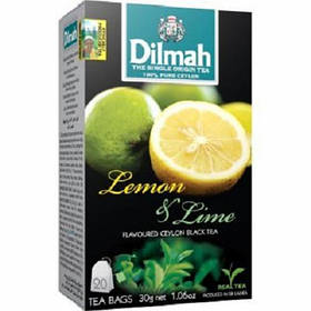Чай Dilmah Lemon & Lime (Лимон та Лайм), 20 tea bags - 30 g