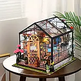 🔥Румбокс 3D CuteBee DIY DollHouse Теплиця | Інтер'єрний конструктор для збирання мініатюрного будиночка, фото 2
