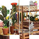 🔥Румбокс 3D CuteBee DIY DollHouse Теплиця | Інтер'єрний конструктор для збирання мініатюрного будиночка, фото 3