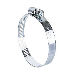 Хомут черв'ячний оцинкований 12.7мм D50-76мм 10шт GRAD (2511465)