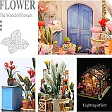 🔥Румбокс 3D CuteBee DIY DollHouse Теплиця | Інтер'єрний конструктор для збирання мініатюрного будиночка, фото 4