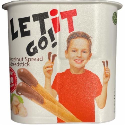 Палички + Шоколадна паста Let It Go Hazelnut горіхові 50 g, фото 1
