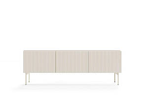 Тумба під телевізор Perfect Home Муті / Muti 3D/147 3-дверна Кашемір (PFH-091405), фото 3