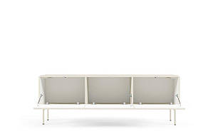 Тумба під телевізор Perfect Home Муті / Muti 3D/147 3-дверна Кашемір (PFH-091405), фото 4