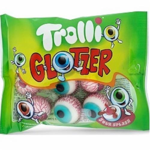 Цукерки желейні Trolli Glotzer Gefullt - 150 g, фото 1