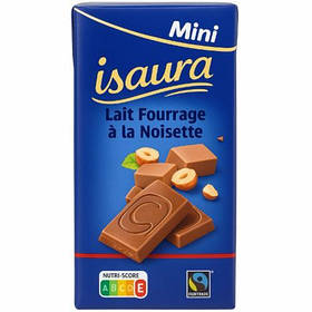 Шоколад молочний Isaura Mini Huzelnut 1*5 - 40 g