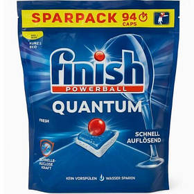 Капсули для посудомийної машини Finish Quantum Fresh 94 - Caps - 977 g
