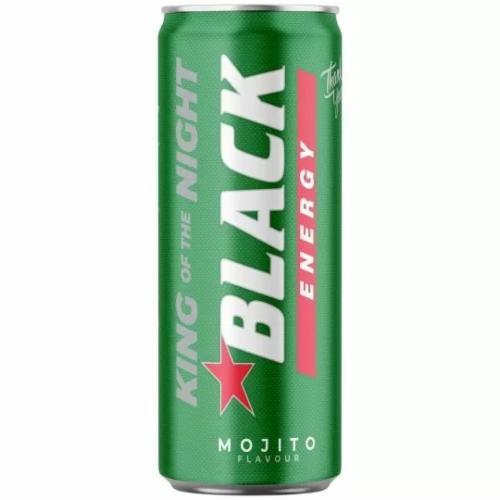 Напій Енергетичний Black Energy Mojito (Мохіто) ж/б - 250 ml, фото 1