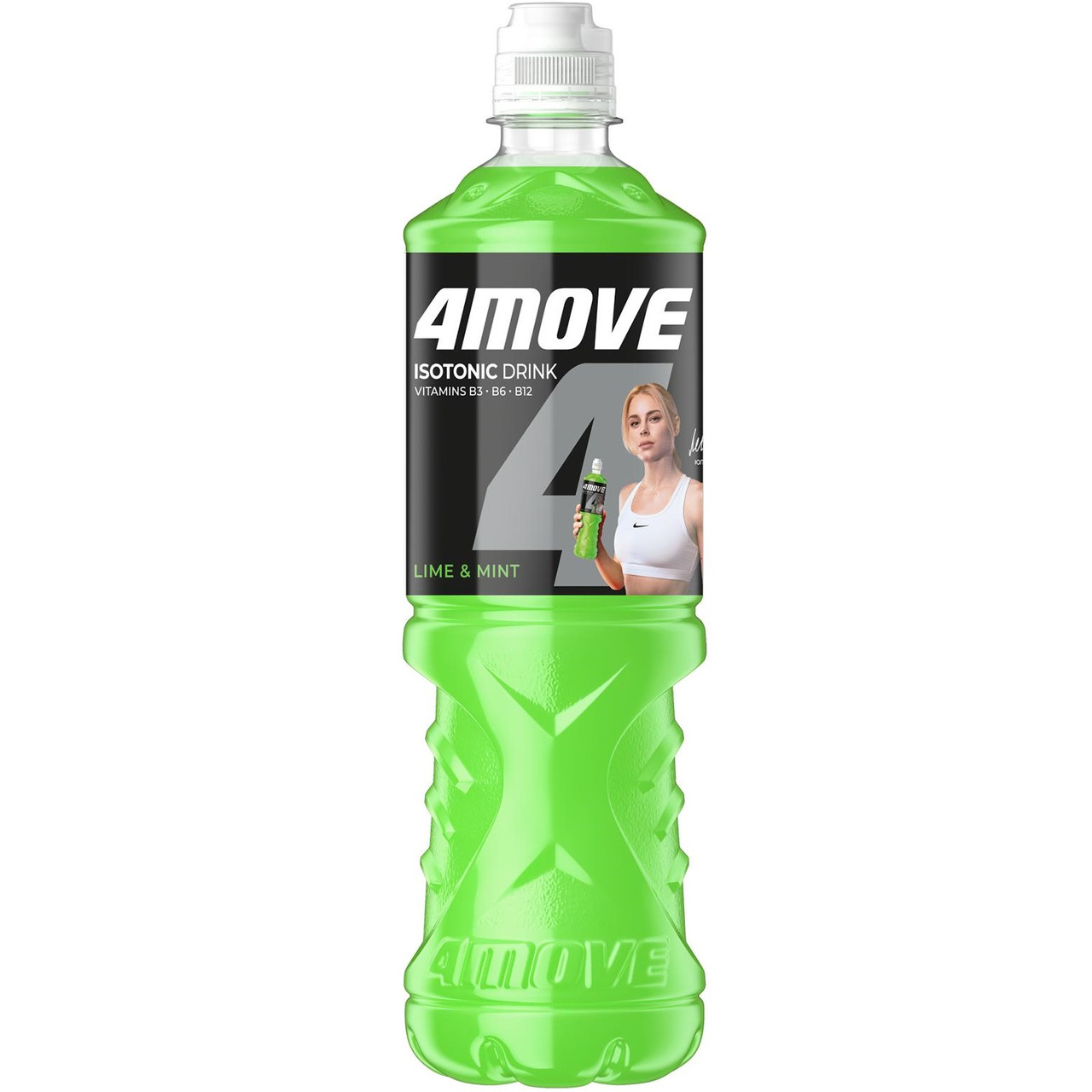 4MOVE Напій Isotonic Lime & Mint (Лайм і М'ята) - 750 ml, фото 1