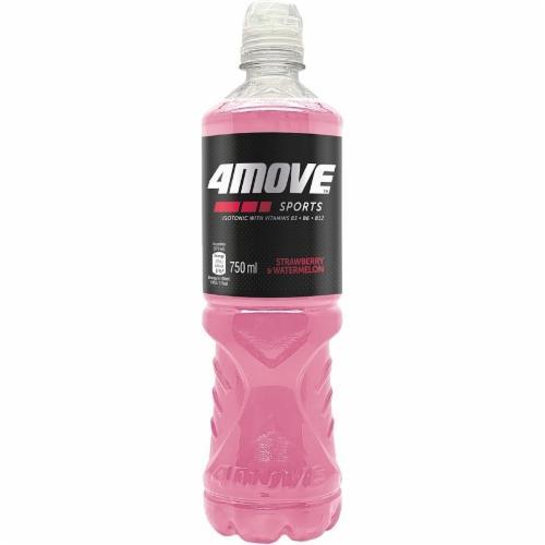 Напій 4MOVE Isotonic Strawberry & Watermelon (Полуниця і Кавун) - 750 ml, фото 1
