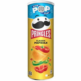 Чіпси картопляні Pringles Classic Paprica - 165 g