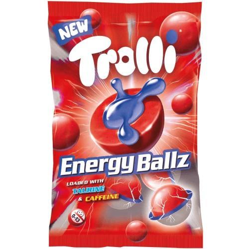 Цукерки желейні Trolli Energy Ballz 75 g, фото 1