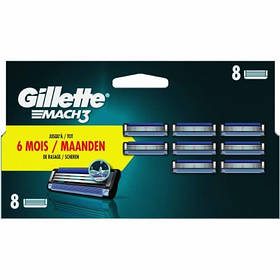 Леза для гоління Gillette Mach3 8 шт