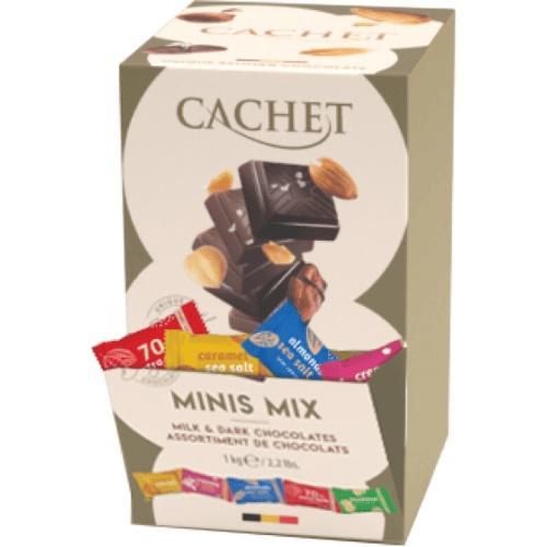 Шоколадні цукерки Cachet Minis Mix Gold (Milk & dark chocolate) 12134 - 1000 g, фото 1