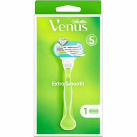 Gillette Venus Станок для гоління Extra Smooth 5 лез (1ст.+ 1шт.)
