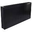 Чорний сталевий радіатор Warm Well (тип 22) 500*2000 мм з підк. низ, фото 4