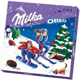 Адвент календар Milka Oreo Skier — 284 g