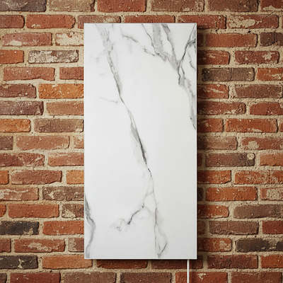 Керамічний обігрівач FLYME 250TW білий камінь, програматор