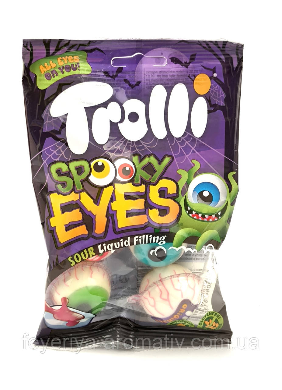 Желейні цукерки Trolli Spooky Eyes Sour 75 г