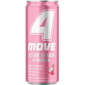 Напій 4MOVE Active Vitamins & Minerals Dragonfruit виноград пітахайя 330 ml