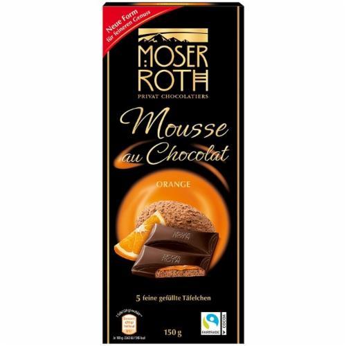 Шоколад чорний Moser Roth Orange апельсин 150 g, фото 1