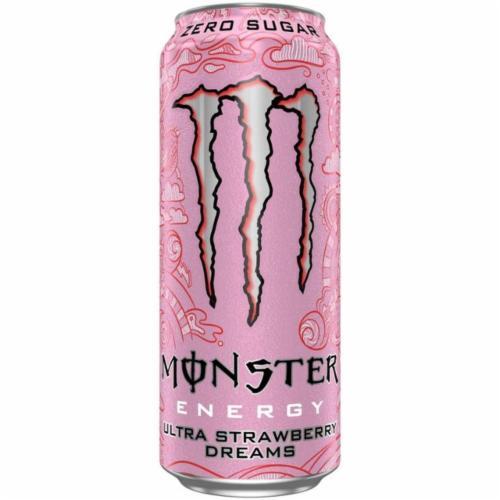 Напій енергетичний Monster Ultra Strawberry Dreams (Zero Sugar) - 500 ml, фото 1