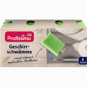 Губки для миття посуду Profissimo Geschirrschwämme (6 шт) - 100 g