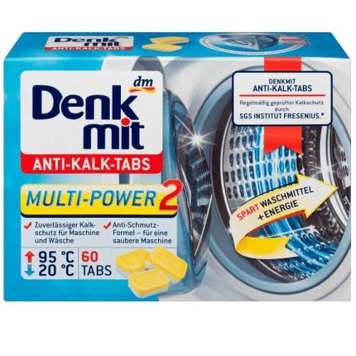 DM Таблетки для пральної машини Anti-Kalk Multi-Power 2, 60 tabs - 960 g, фото 1