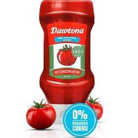 Кетчуп Dawtona Bez Dodatku Cukru (Без цукру) - 450 g