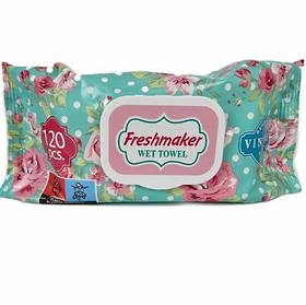 Серветки вологі Freshmaker Wet Towel Vintage, 120 шт.