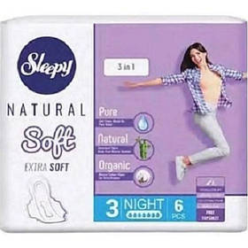Прокладки гігієнічі Sleepy Soft Night-3 (320мм), 6шт.