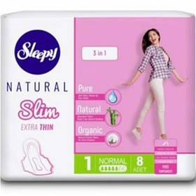 Прокладки гігієнічі Sleepy Slim Normal-1 (240мм), 8шт.