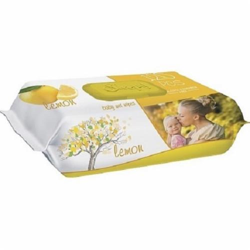 Серветки вологі Sleepy Lemon, 120шт., фото 1