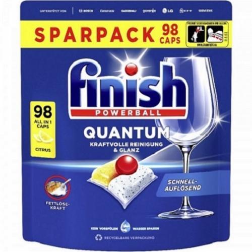 Капсули для посудомийної машини Finish Quantum Citrus, 98-Caps - 1019 g, фото 1